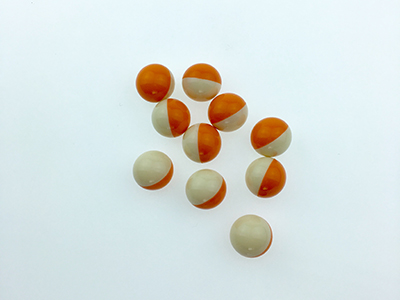 orange white